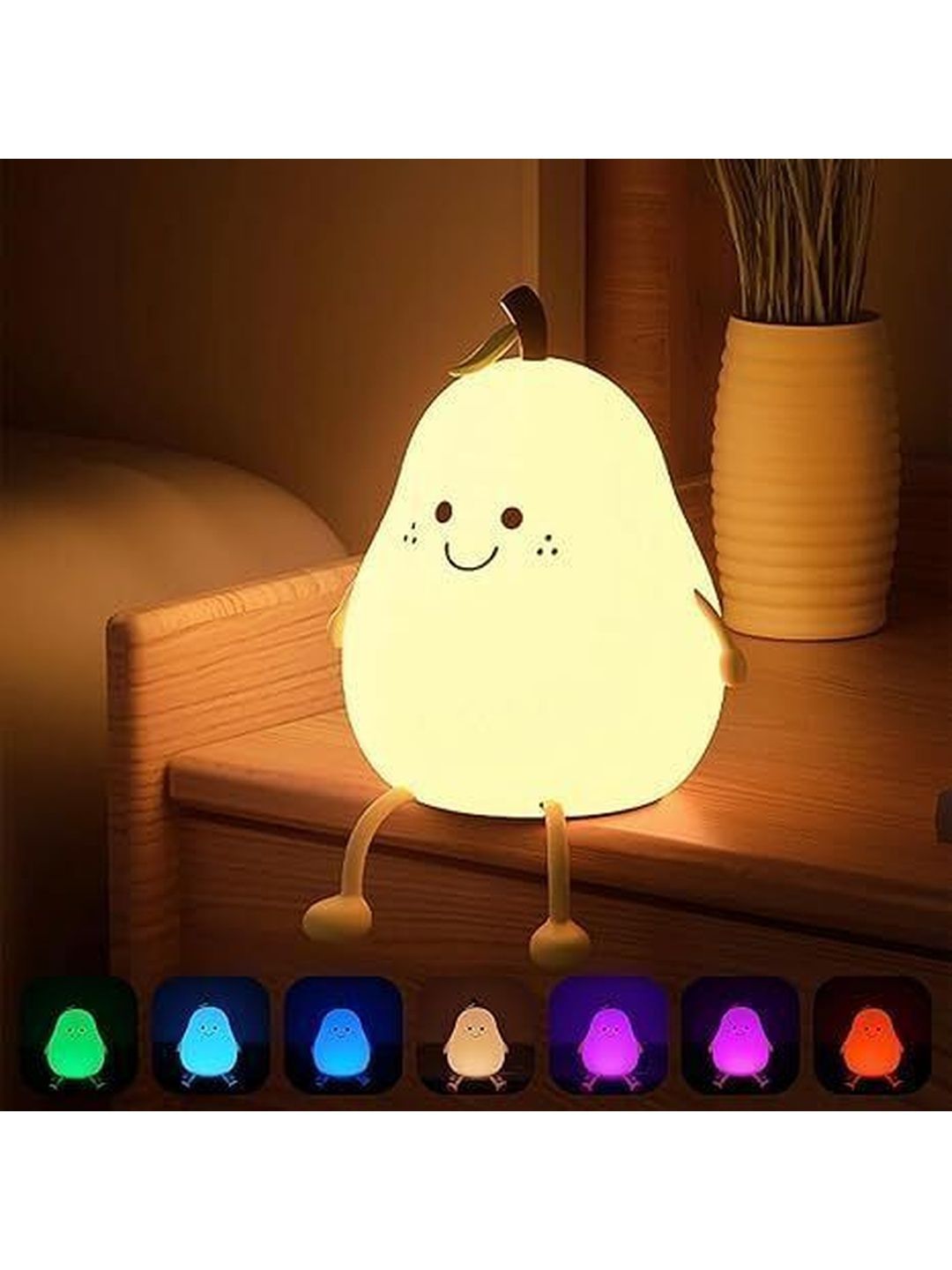 FINARO Multicoloured Acrylic Quirky Abstract Shaped Table Lamp-image-37