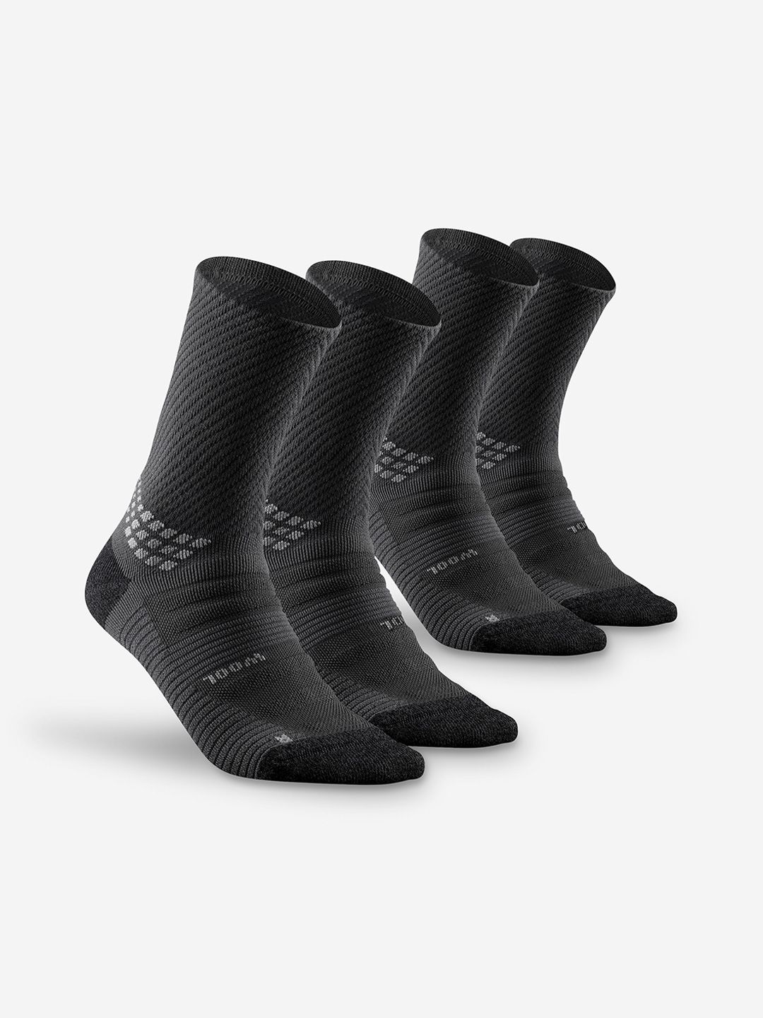 Decathlon Men Pack of 2 Patterned Calf Length Socks-picture-41