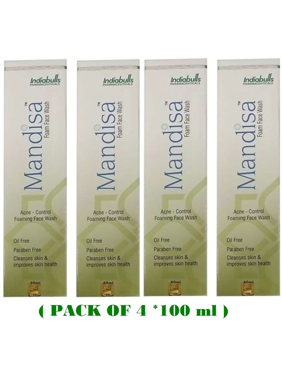 MANDISA Set Of 4 Acne-Control Foaming Face Wash - 100 ml Each-image-22