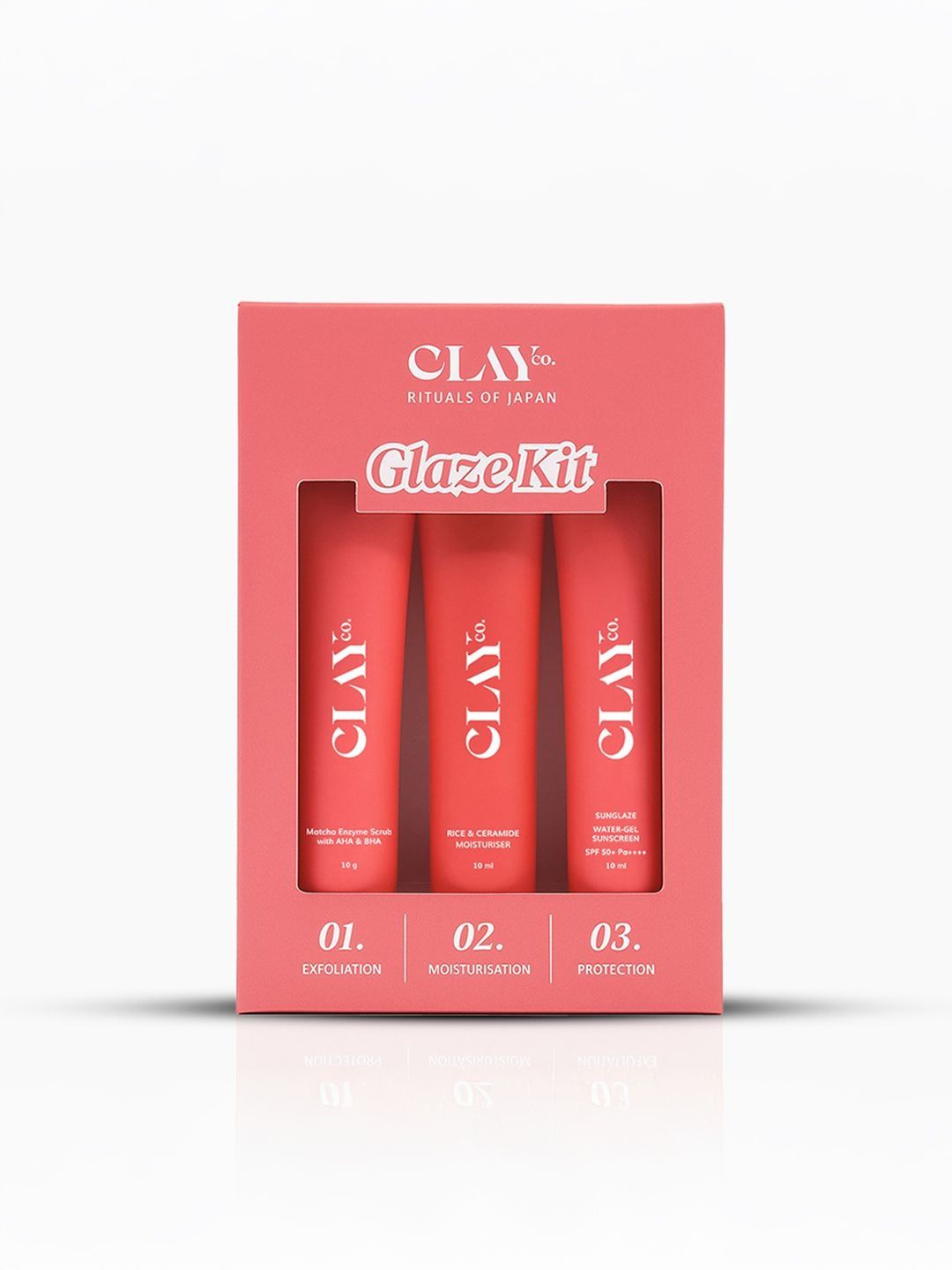 CLAYco. Set Of 3 Glaze Kit- Scrub- 10 g- Sunscreen- 10 ml & Moisturizer- 10 ml-image-20