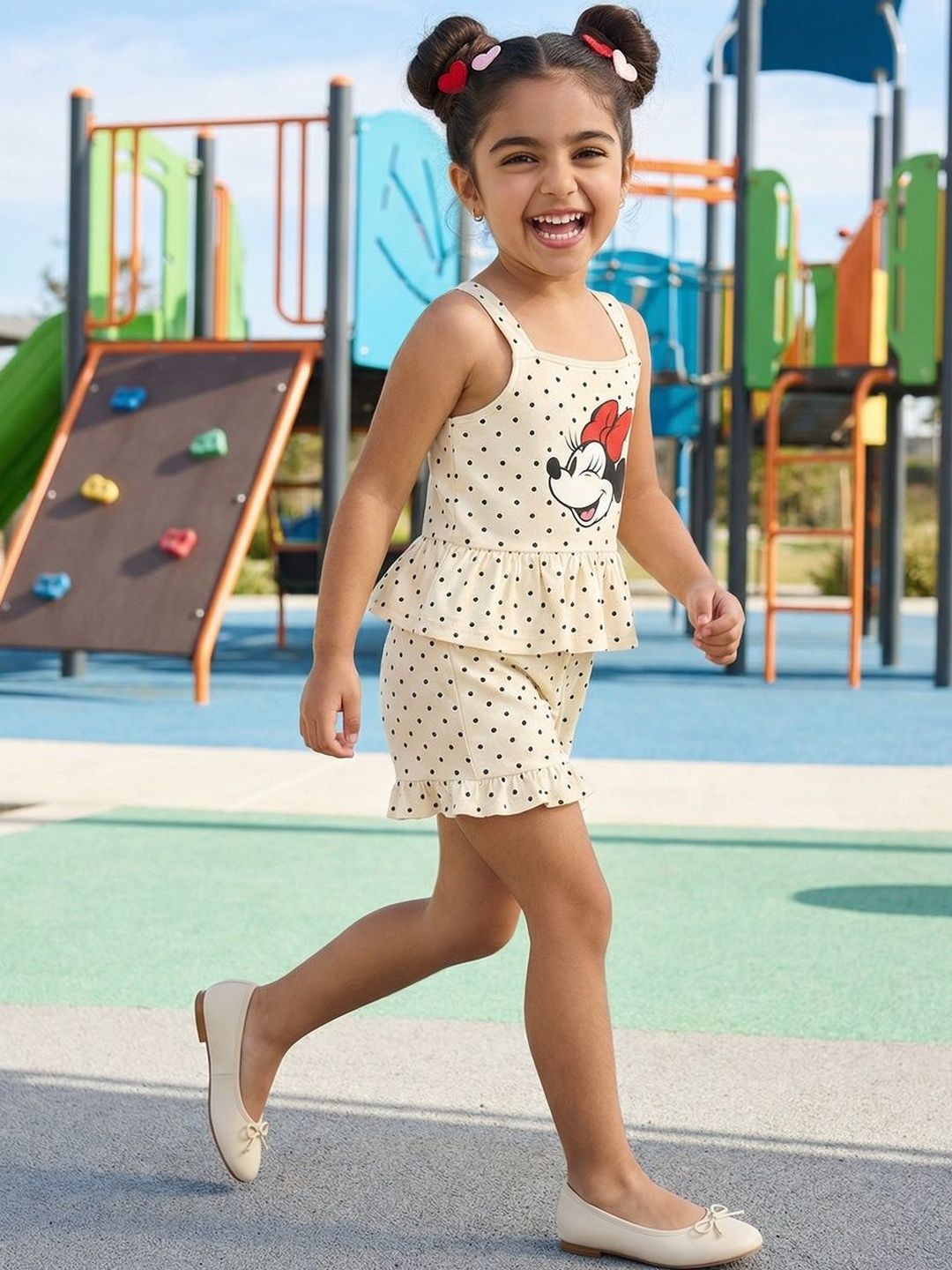 Nauti Nati Girls Printed with Ruffles Jumpsuit-picture-41