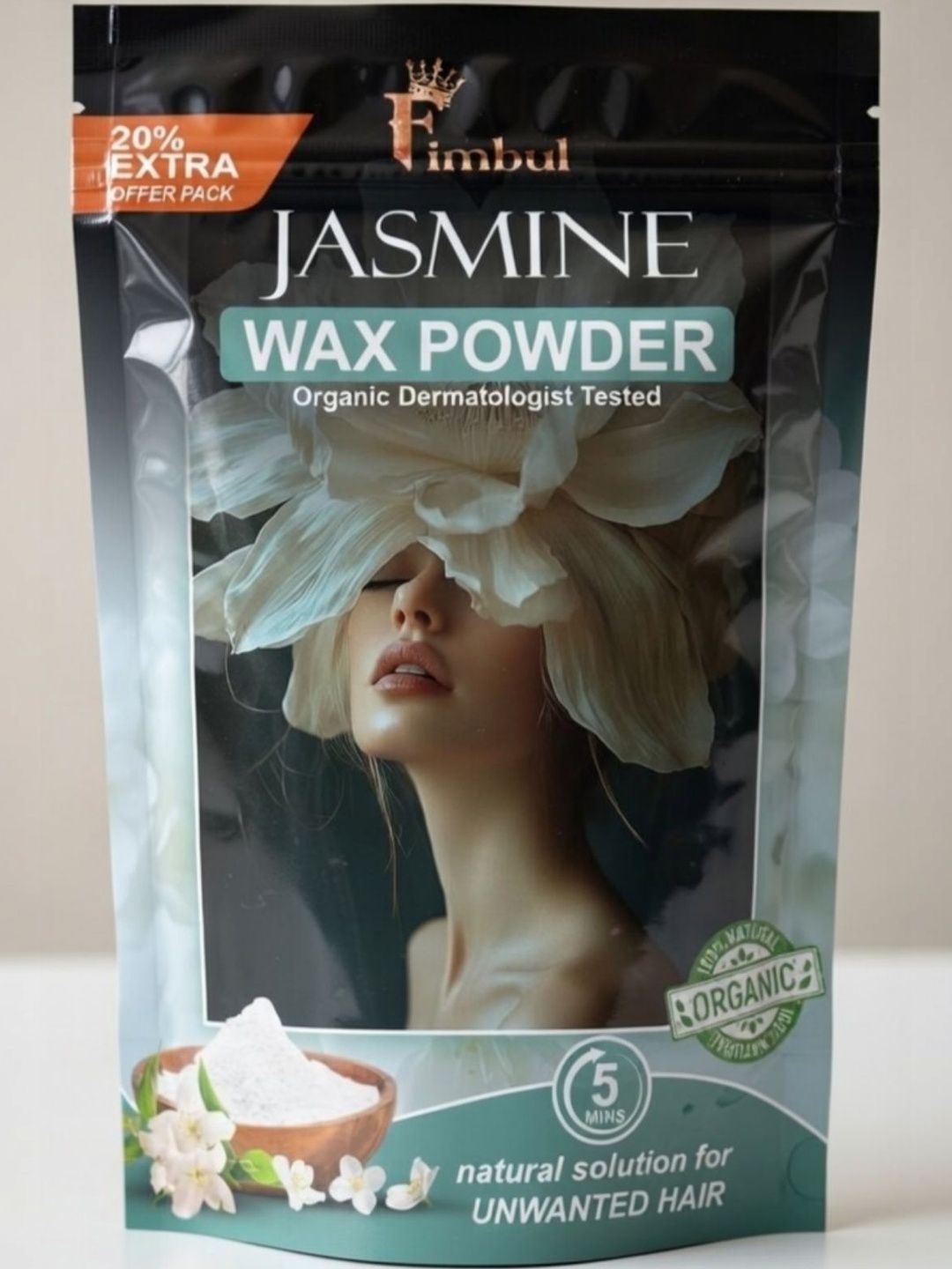 FIMBUL 100% Organic Jasmine Wax Powder - 120 g-picture-44