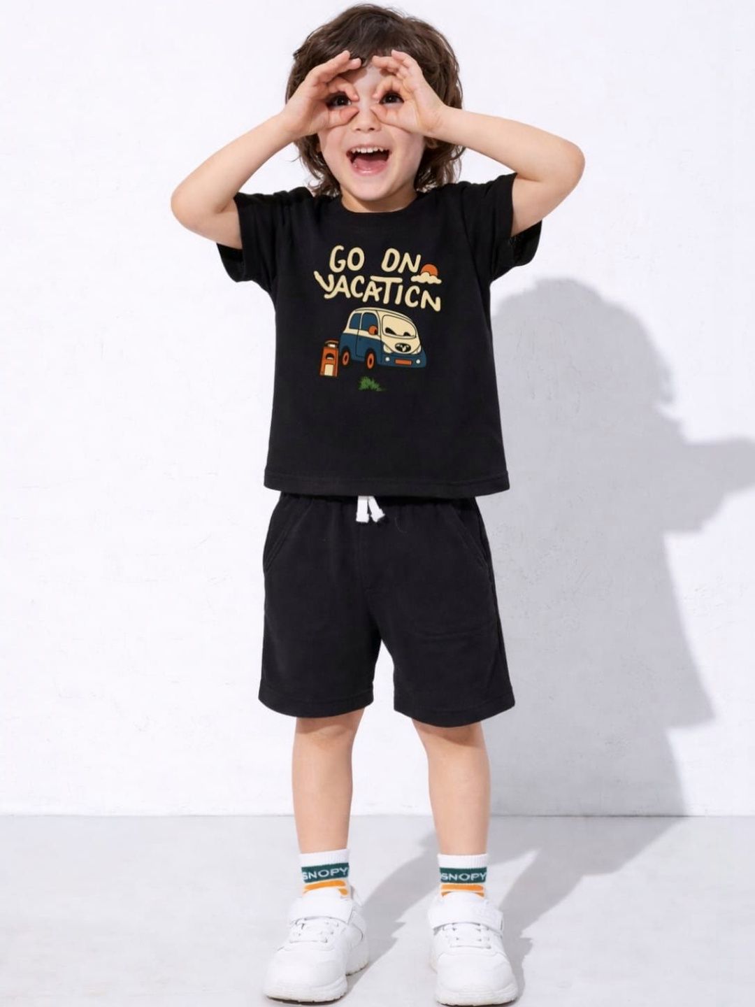 DAMN GUD DG Boys Pack of 3 Printed Cotton Round Neck T-shirt