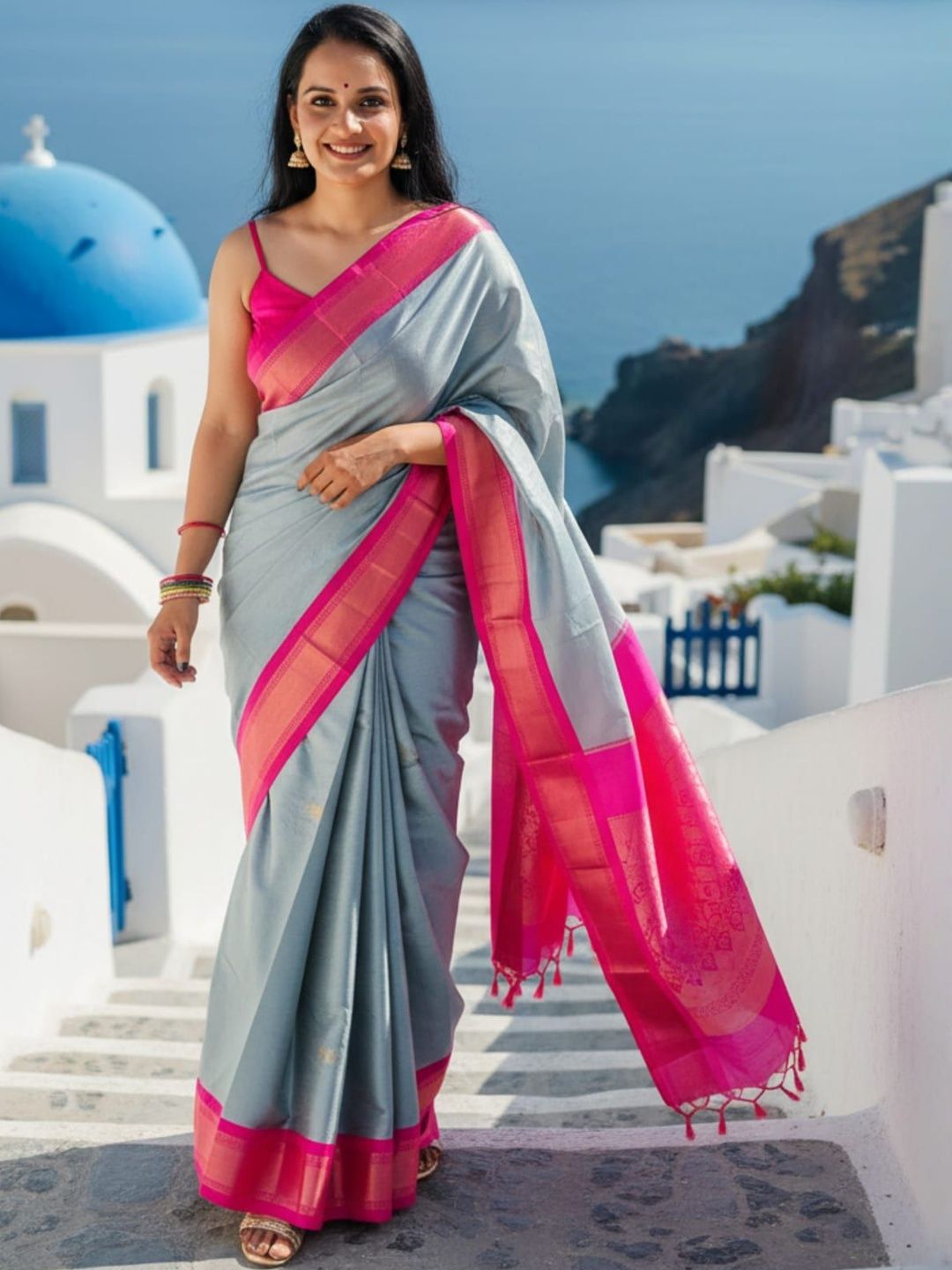 Moda Rapido Woven Design Art Silk Kanjeevaram Saree-picture-46