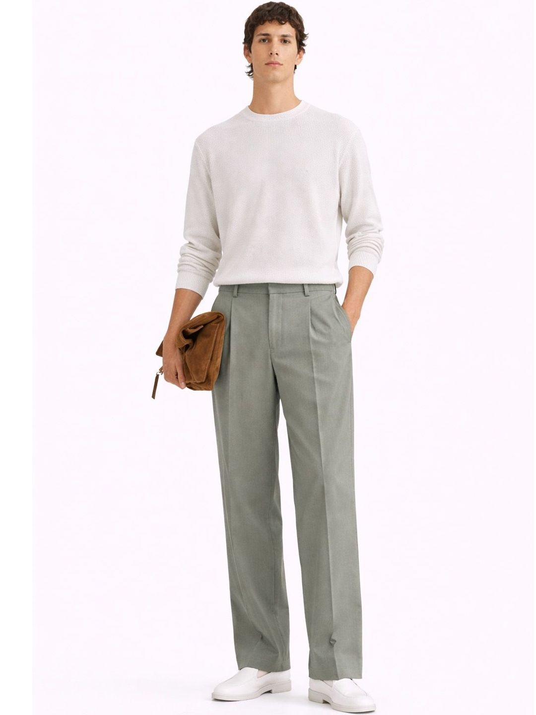 PresiClo Men Loose Fit Easy Wash Pleated Trousers-picture-13