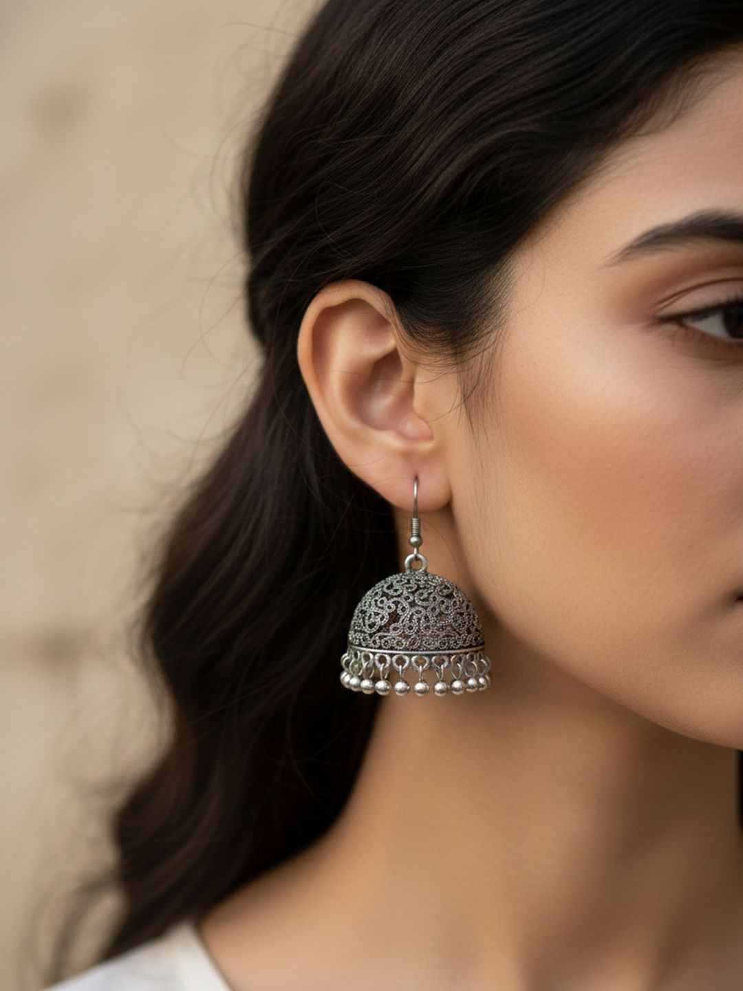 NVR Dome Shaped Jhumkas Earrings-picture-37