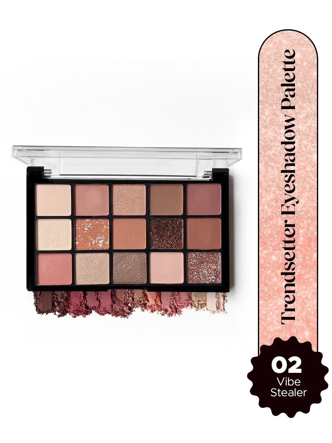 Hilary Rhoda Trendsetter Matte & Shimmer Finish Eyeshadow Palette- 15g - Vibe Stealer - 02-picture-21