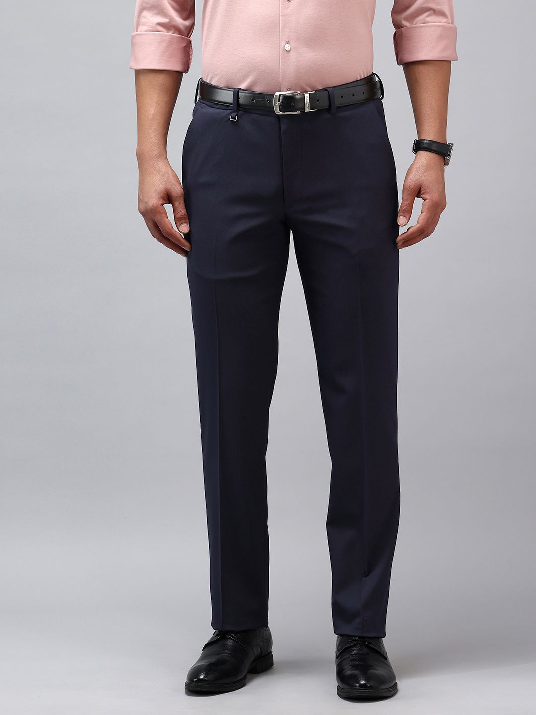 Van Heusen Men Slim Fit Formal Trousers
