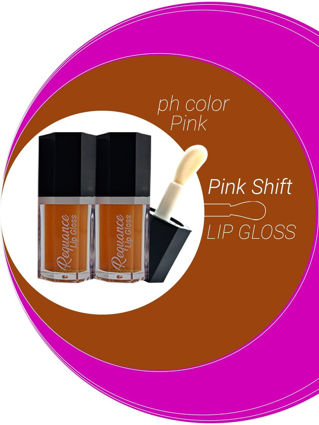 REQUANCE Set Of 2 Color-Changing High-Shine Lip Gloss - 3.5 ml Each - Pink Shift 003-image-30