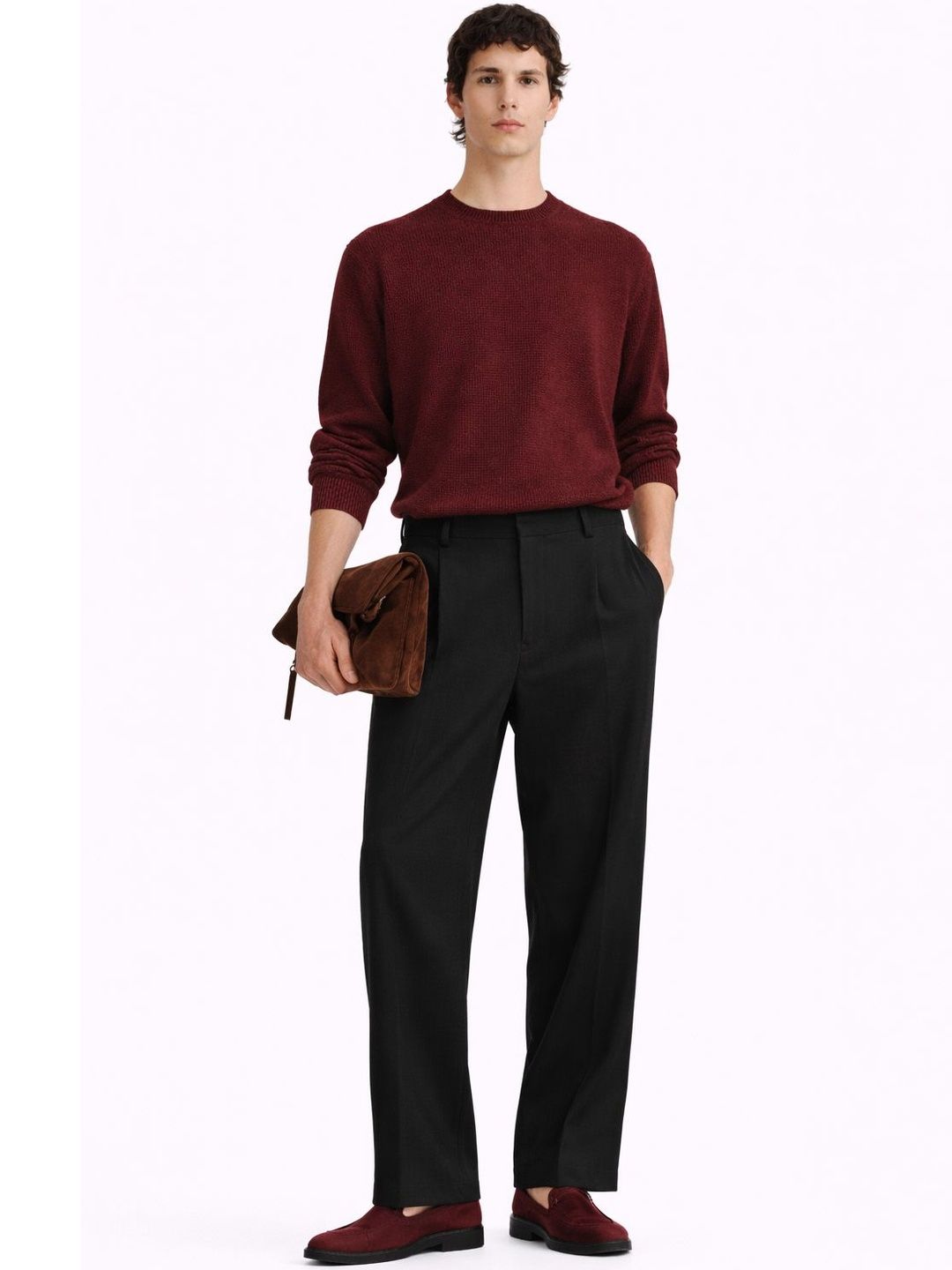 PresiClo Men Loose Fit Pleated Trousers-picture-17