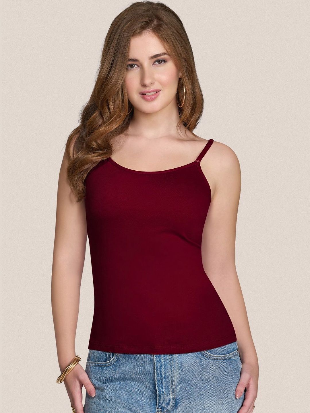 POOJA RAGENEE Cotton Non Padded Camisoles-picture-47