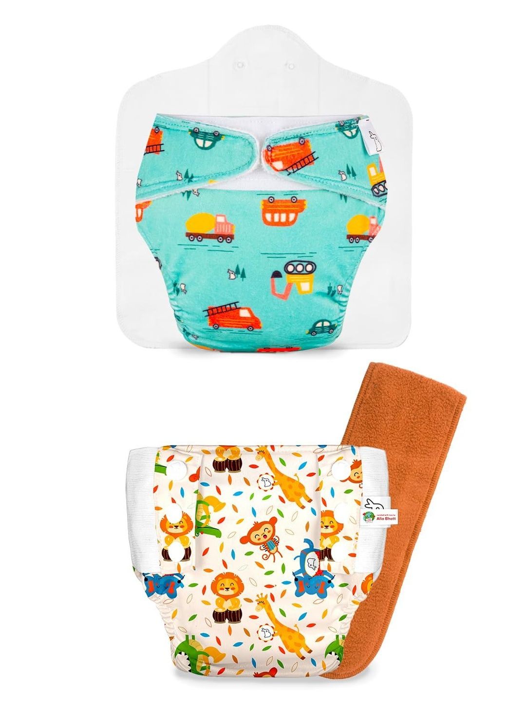 SuperBottoms Set Of 2 Supersoft Diaper With Velcro & Pull Up Diaper-image-24