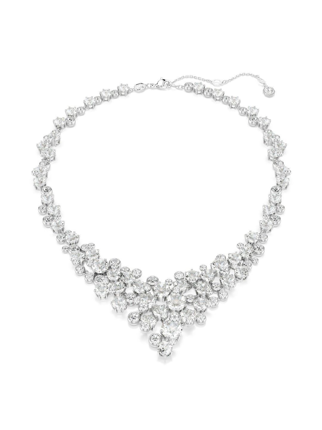 SWAROVSKI Rhodium-Plated Crystals Stone Studded Necklace-picture-33