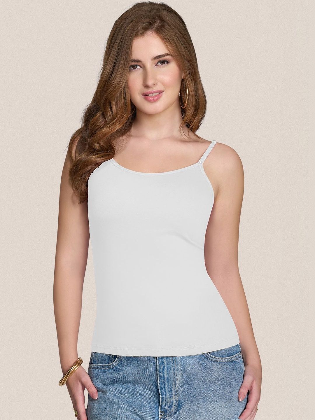 POOJA RAGENEE Cotton Non Padded Camisoles-picture-28