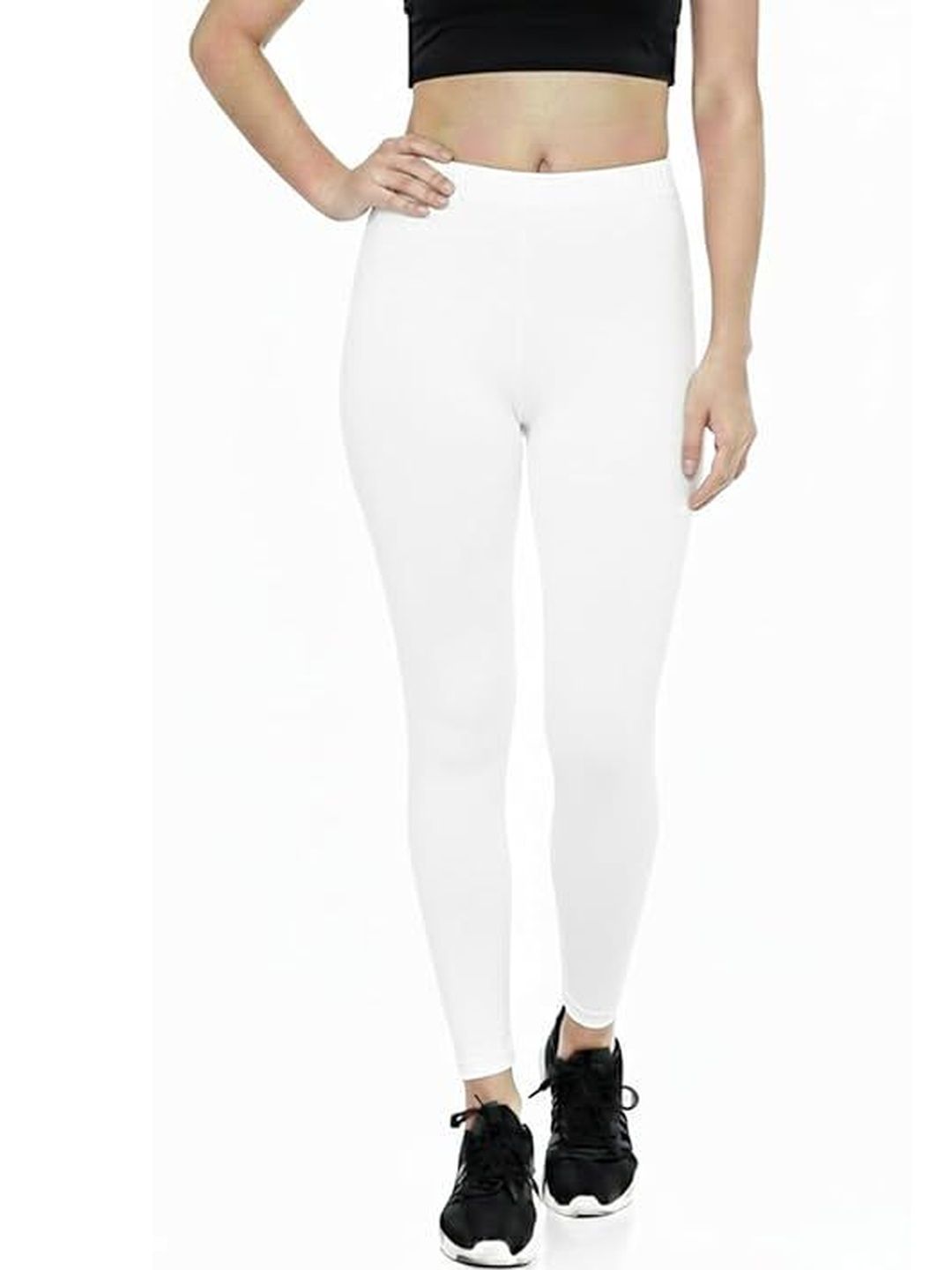 Thrifty Thread Women Cotton Solid Ankle Length Leggings-picture-22
