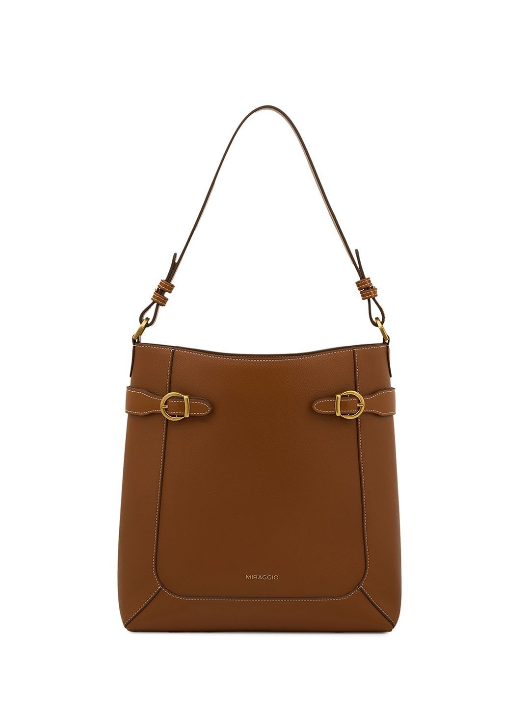 MIRAGGIO Textured PU Structured Hobo Bag-picture-49