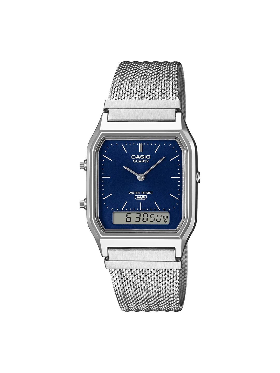 CASIO Unisex Dial & Stainless Steel Wrap Around Straps Analogue and Digital Watch D417-picture-48