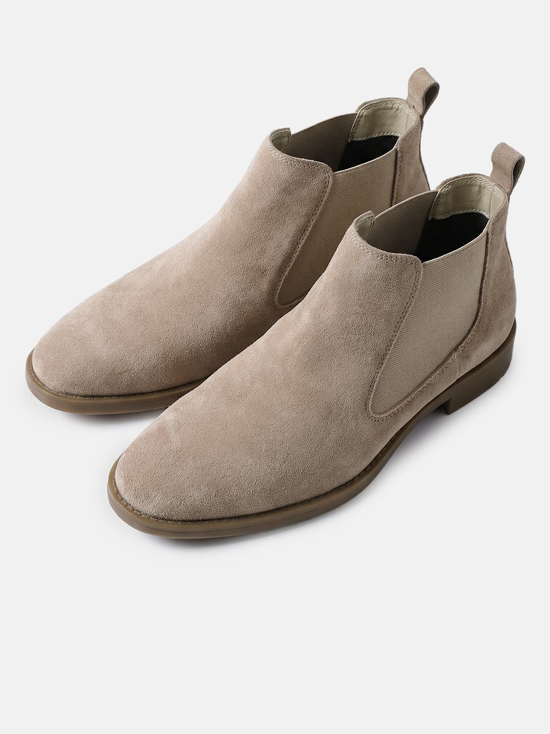 Kenneth Cole Men Suede Leather Chelsea Boots