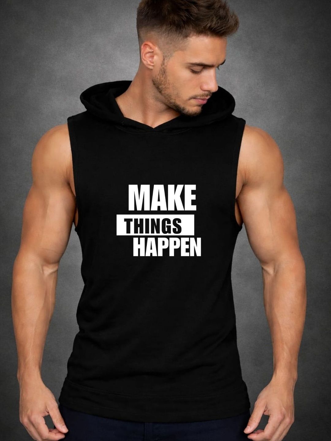 SZN Printed Cotton Gym Vest-picture-45