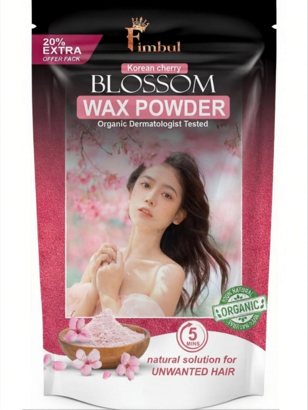 FIMBUL 100% Organic Blossom Wax Powder - 100 g-picture-41