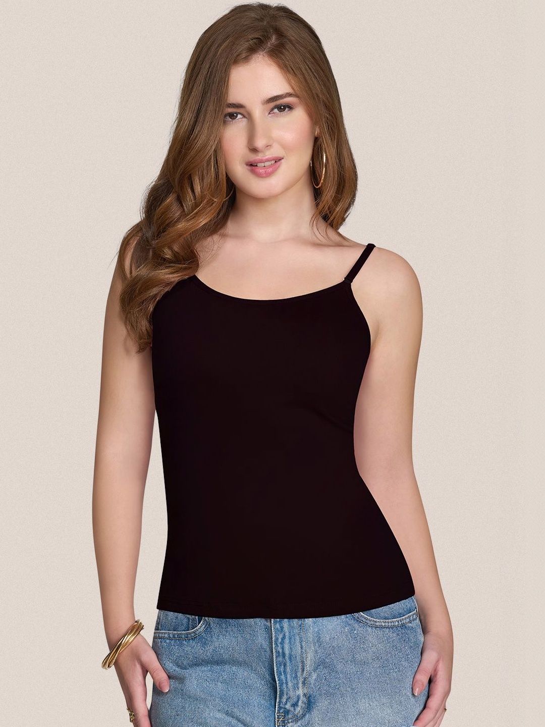 POOJA RAGENEE Cotton Non Padded Camisoles-picture-38