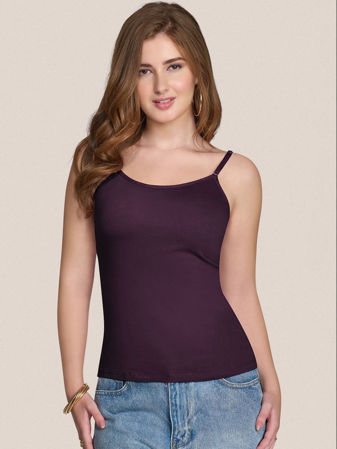 POOJA RAGENEE Cotton Non Padded Camisoles-picture-29
