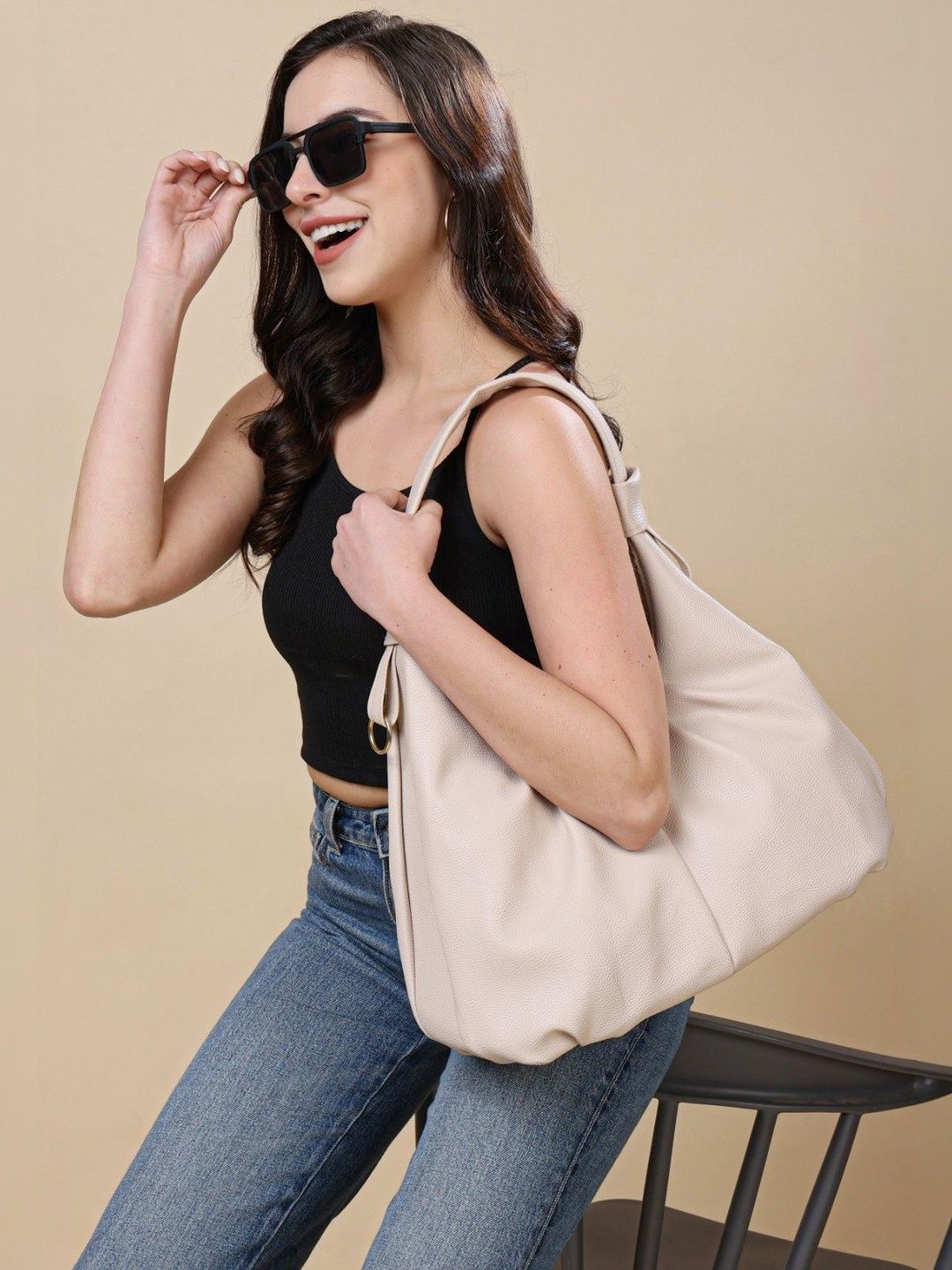 Springberry PU Half Moon Hobo Bag-picture-35