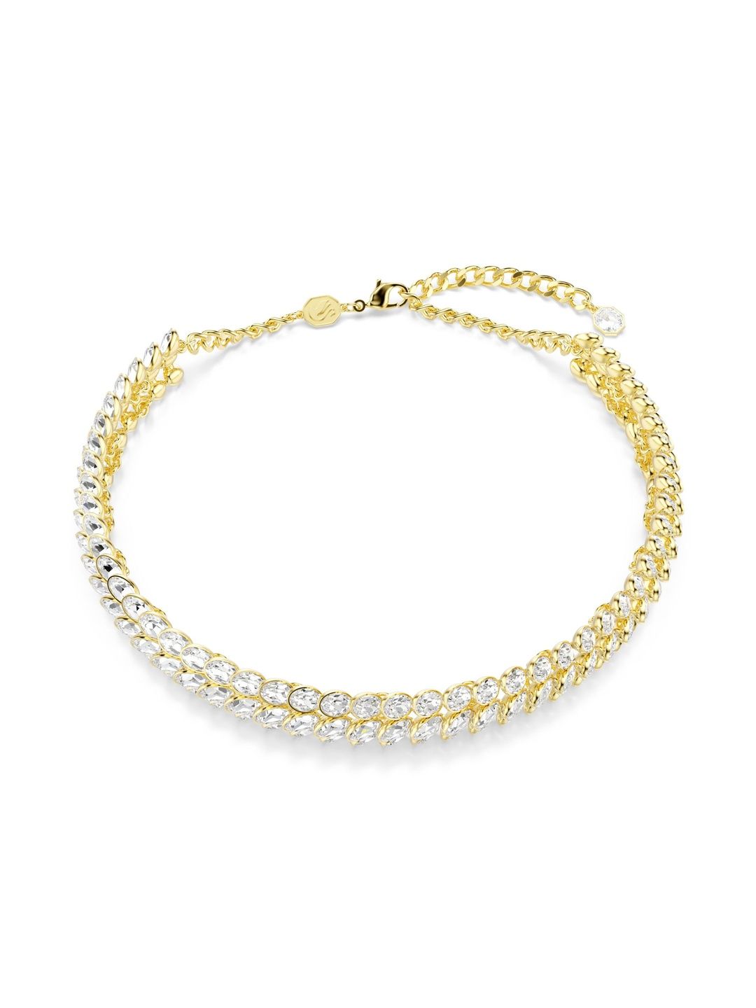 SWAROVSKI Gold-Plated Crystals Stone Studded Necklace-image-37