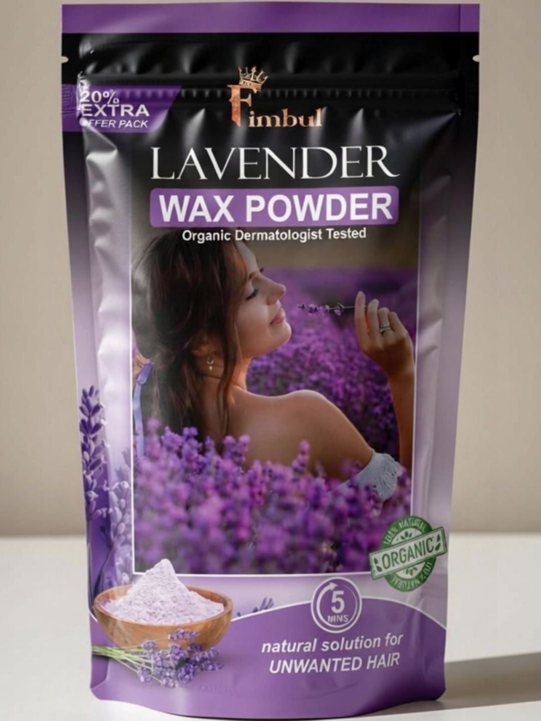 FIMBUL 100% Organic Lavender Wax Powder - 120 g-picture-33