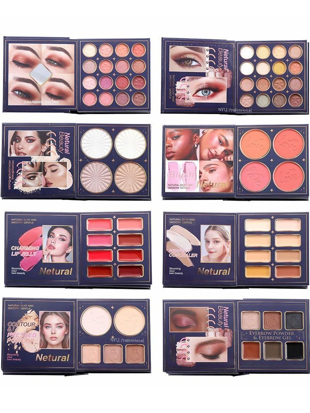 VBA 8-In-1 Makeup Kit Book - 390 g