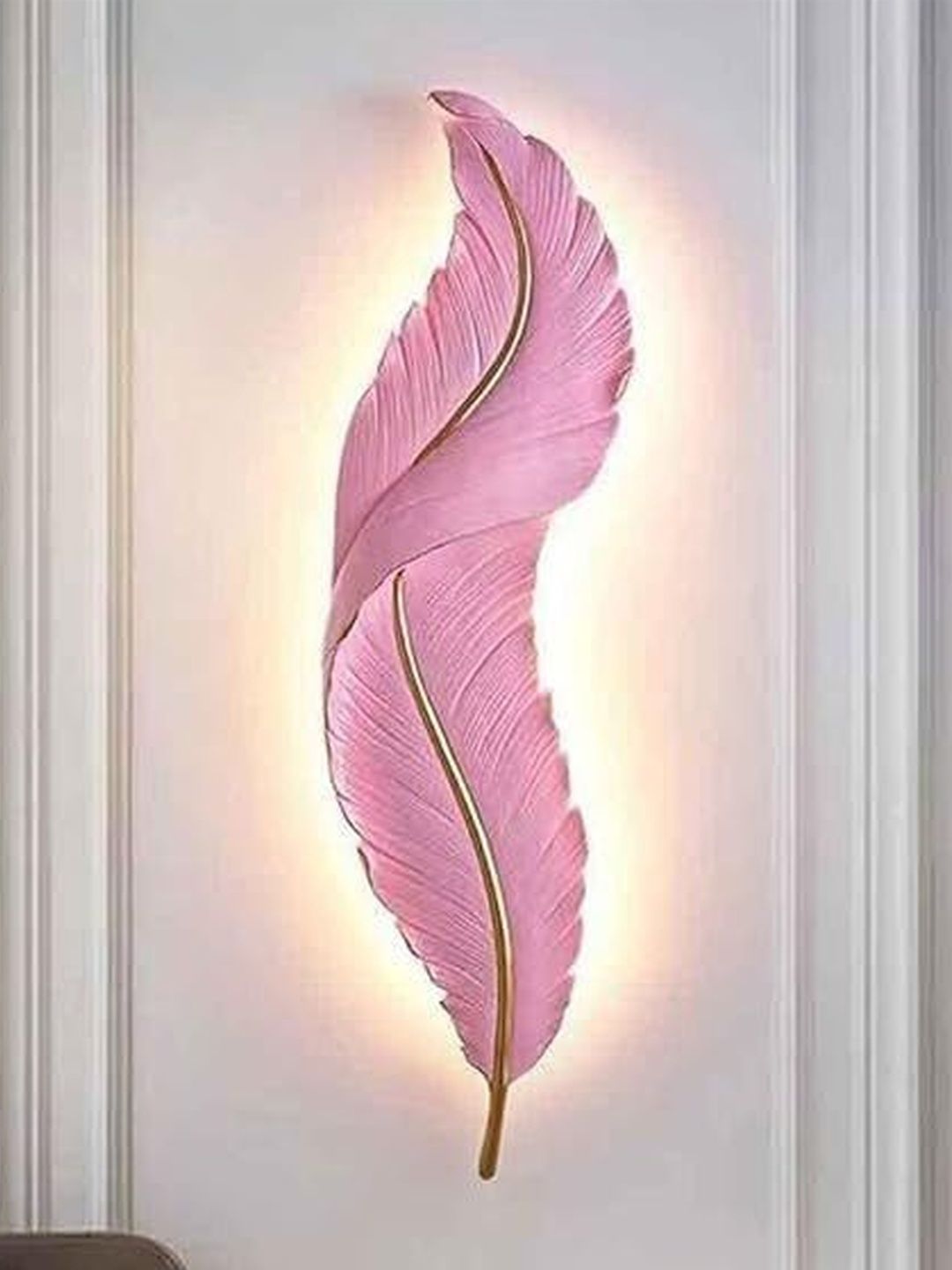 DA DECOR HUB Pink Ceramic Wall Lamp-picture-35