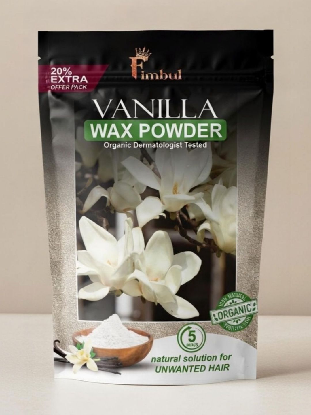 FIMBUL 100% Organic Vanilla Wax Powder - 120 g-picture-43