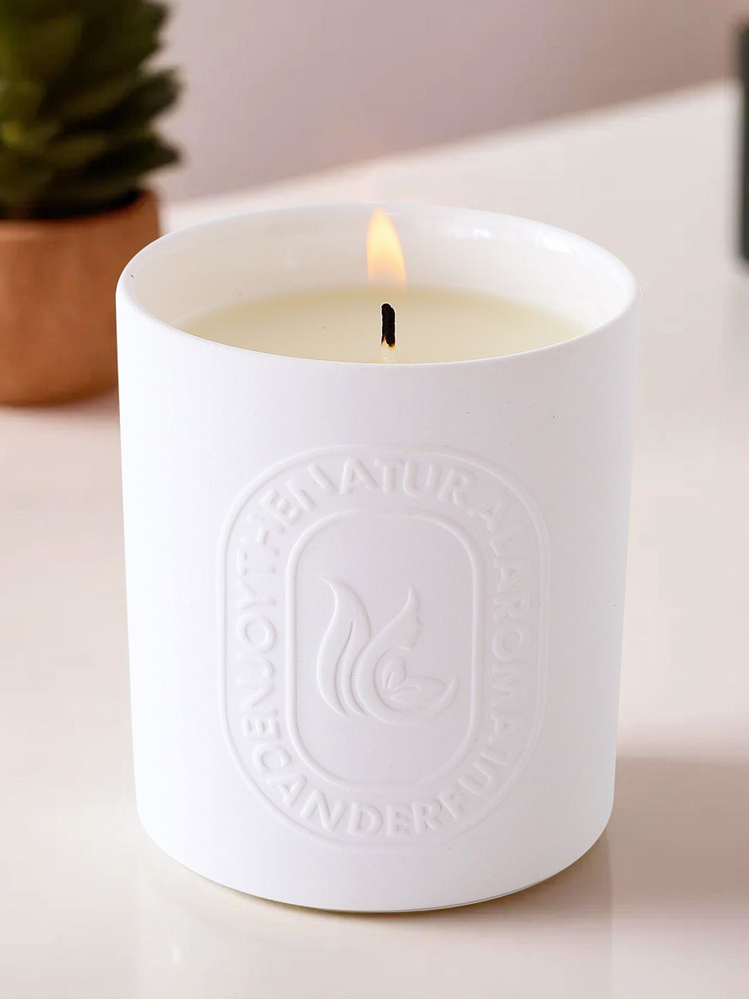 The Better Home White Textured Mountains & Water Scented Candle Jar-image-48