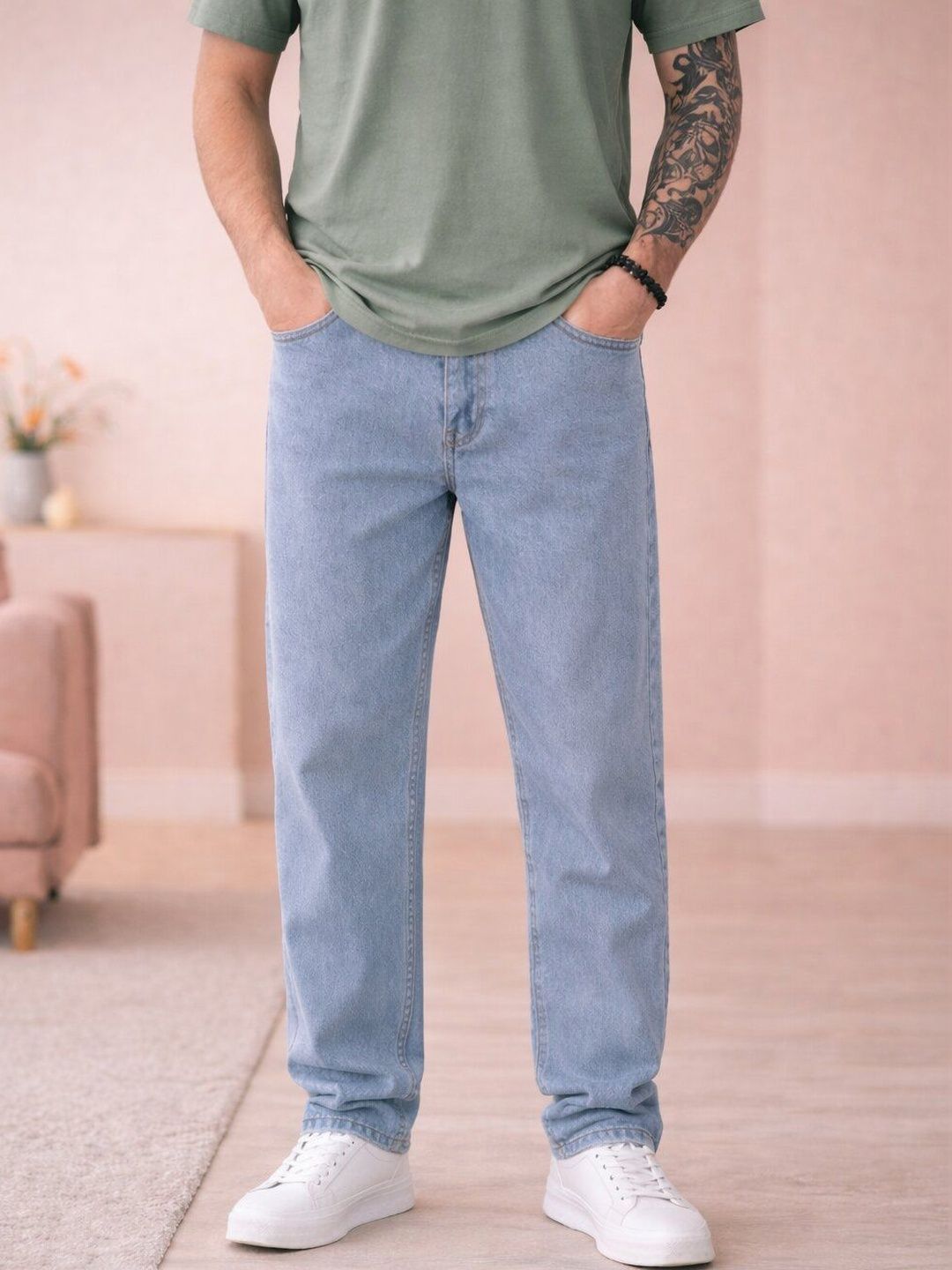 SZN Men High-Rise Light Fade Stretchable Jeans-picture-39