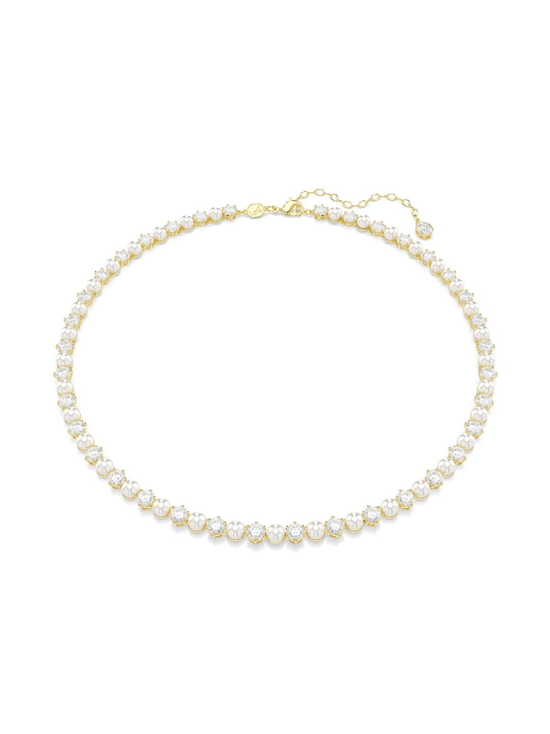SWAROVSKI Gold-Plated Cubic Zirconia Stone Studded Necklace-image-19