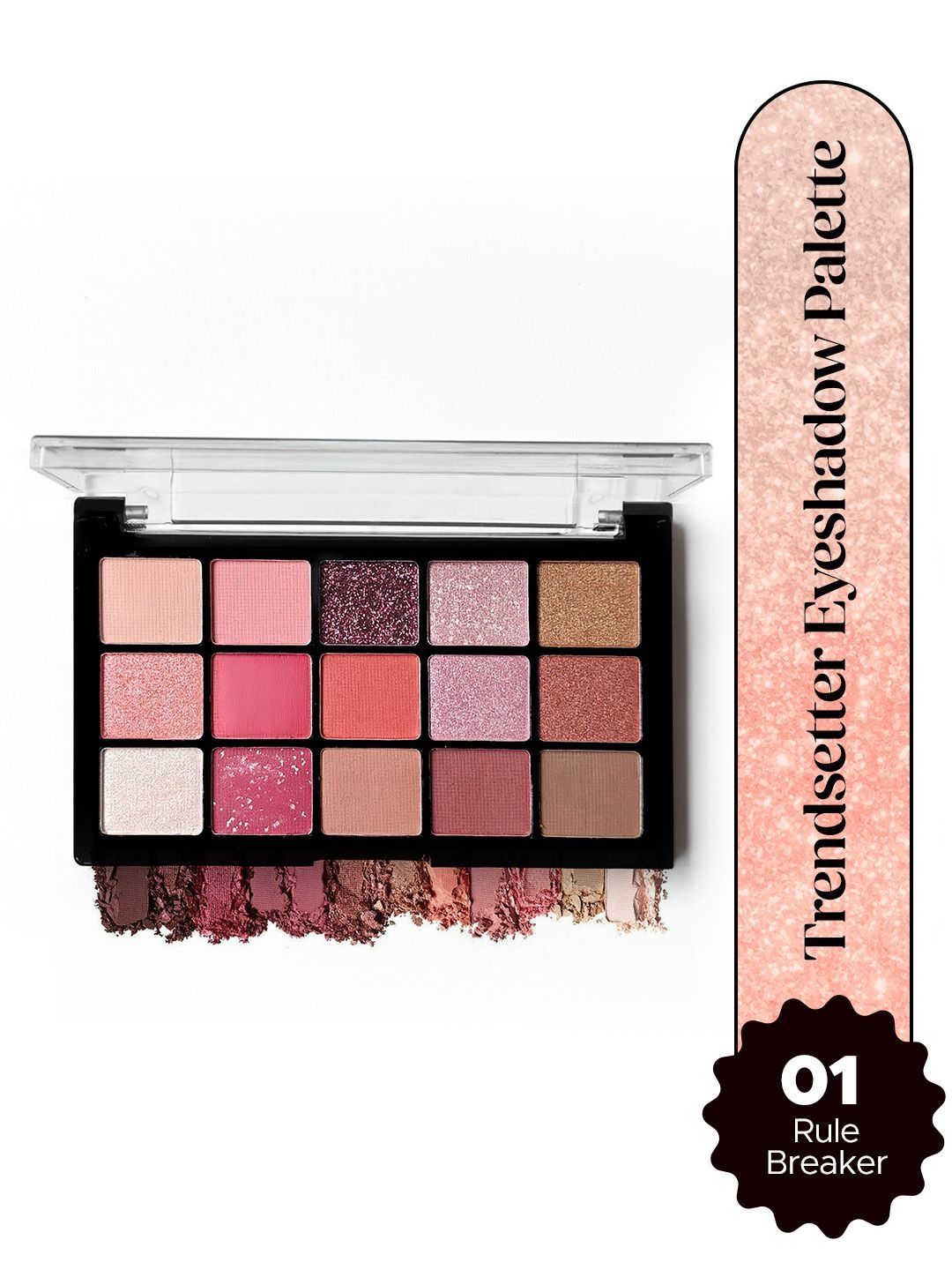 Hilary Rhoda Trendsetter Matte & Shimmer Finish Eyeshadow Palette- 15g - Rule Breaker - 01-picture-40