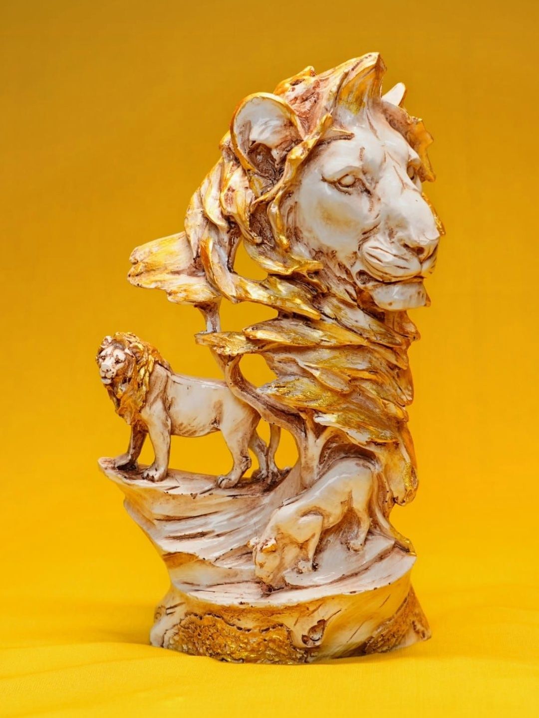 White Mango Decor Gold-Toned Idol Showpiece-image-17