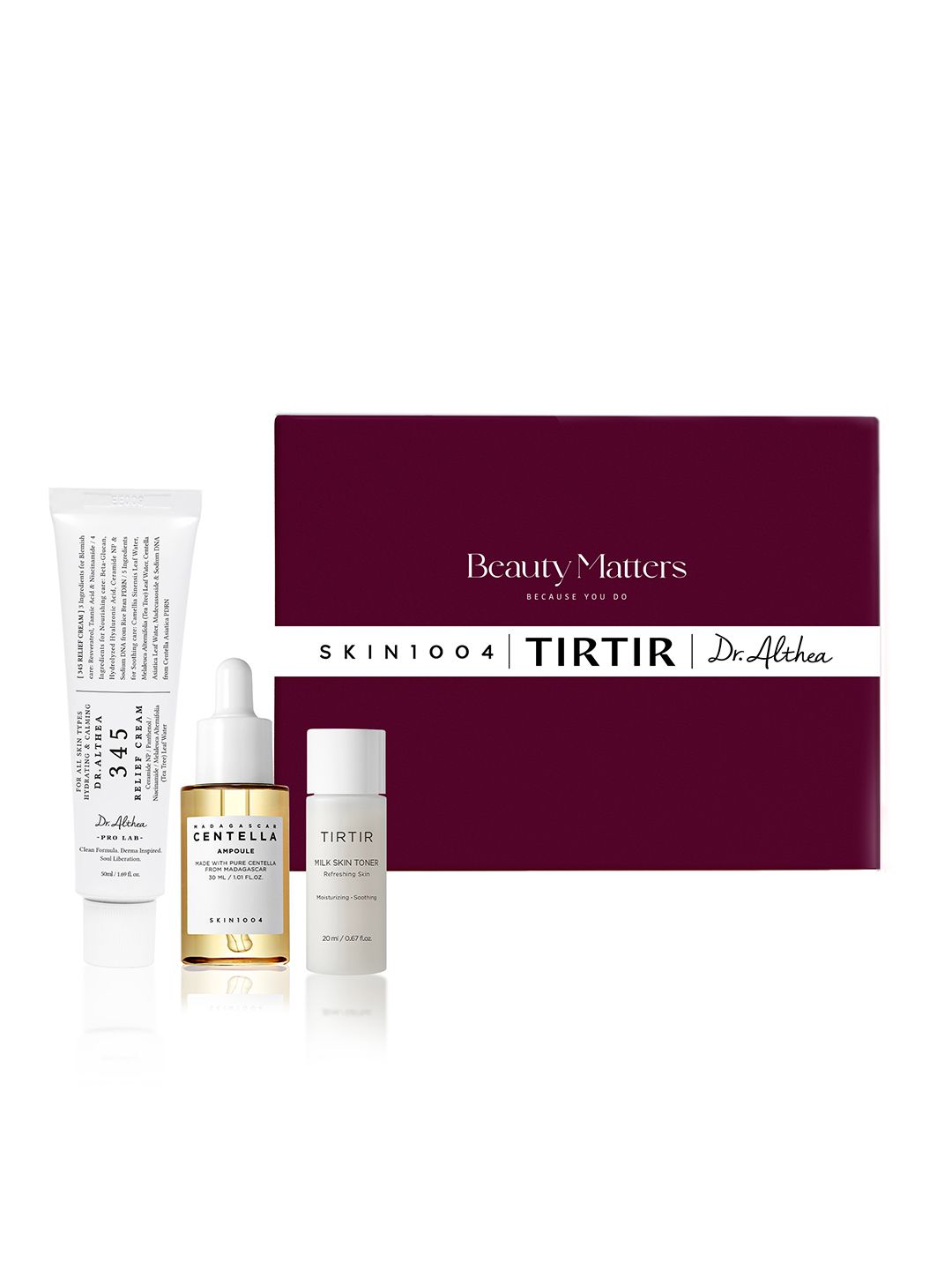 SKIN1004 X TIRTIR X DR.ALTHEA 3-Pc Skin Care Gift Set - Ampoule + Toner + Reflief Cream-image-33