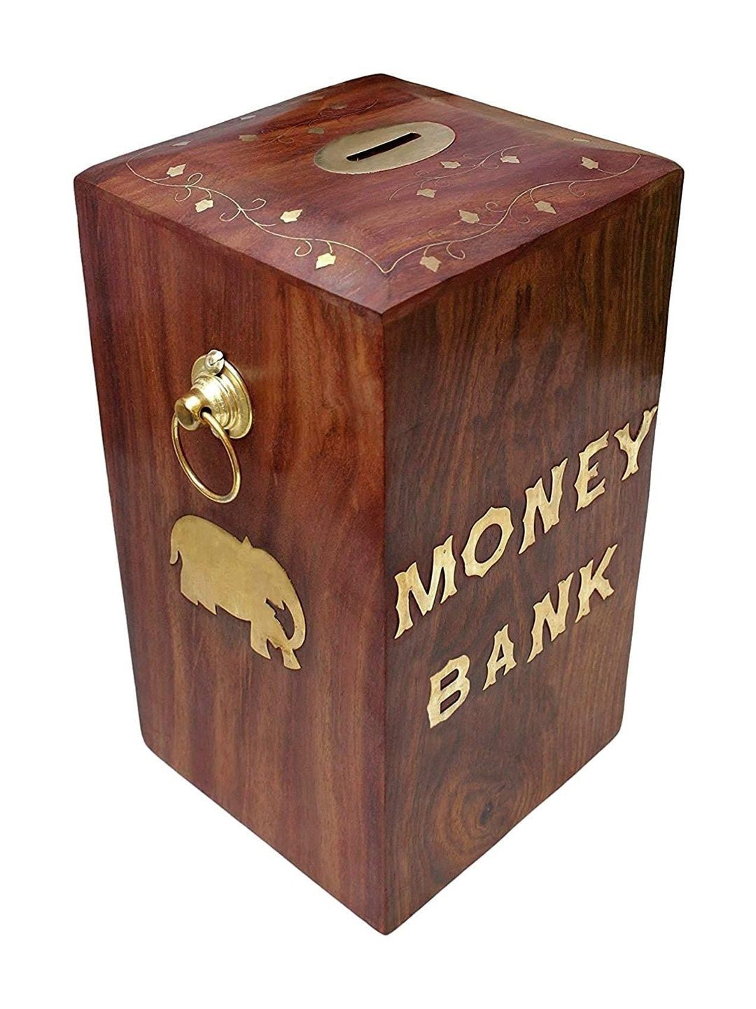 White Mango Decor Piggy Bank