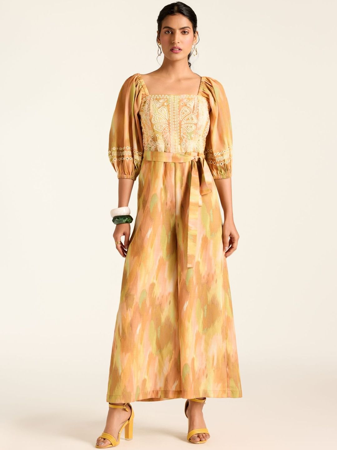 Label Ritu Kumar Printed Basic Jumpsuit-picture-32