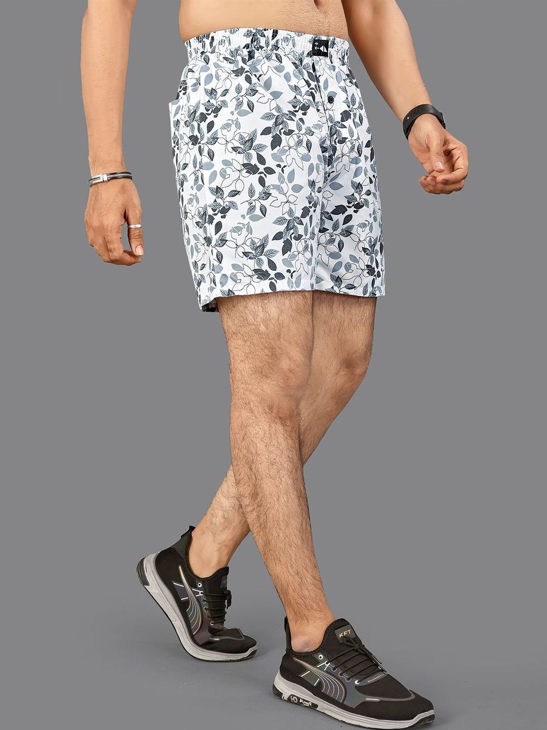 FTX Pack of 4 Printed Mid-Rise Boxers-picture-27
