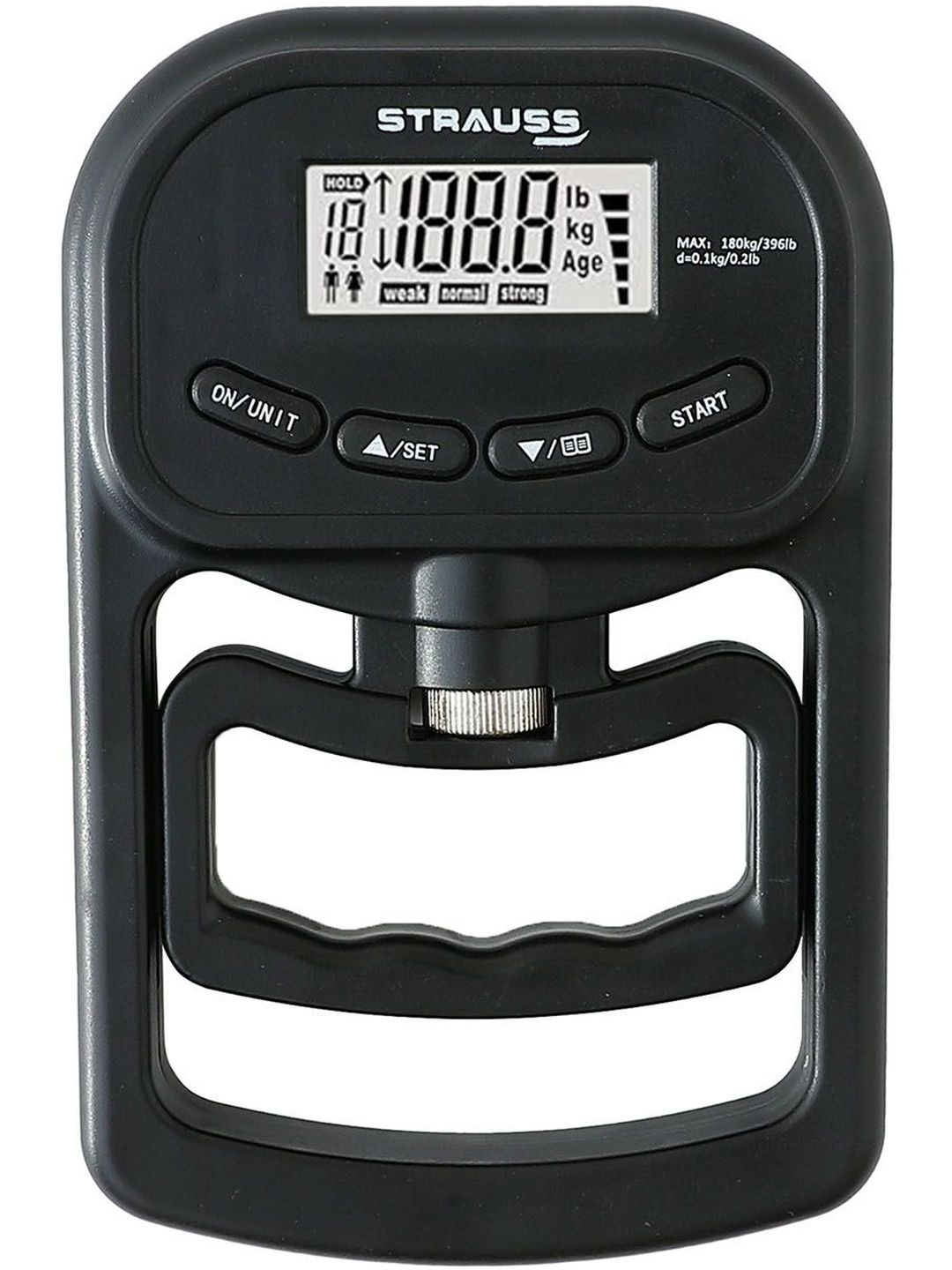 STRAUSS Digital Gym Strengthener Adjustable Counting Hand Grip-picture-28