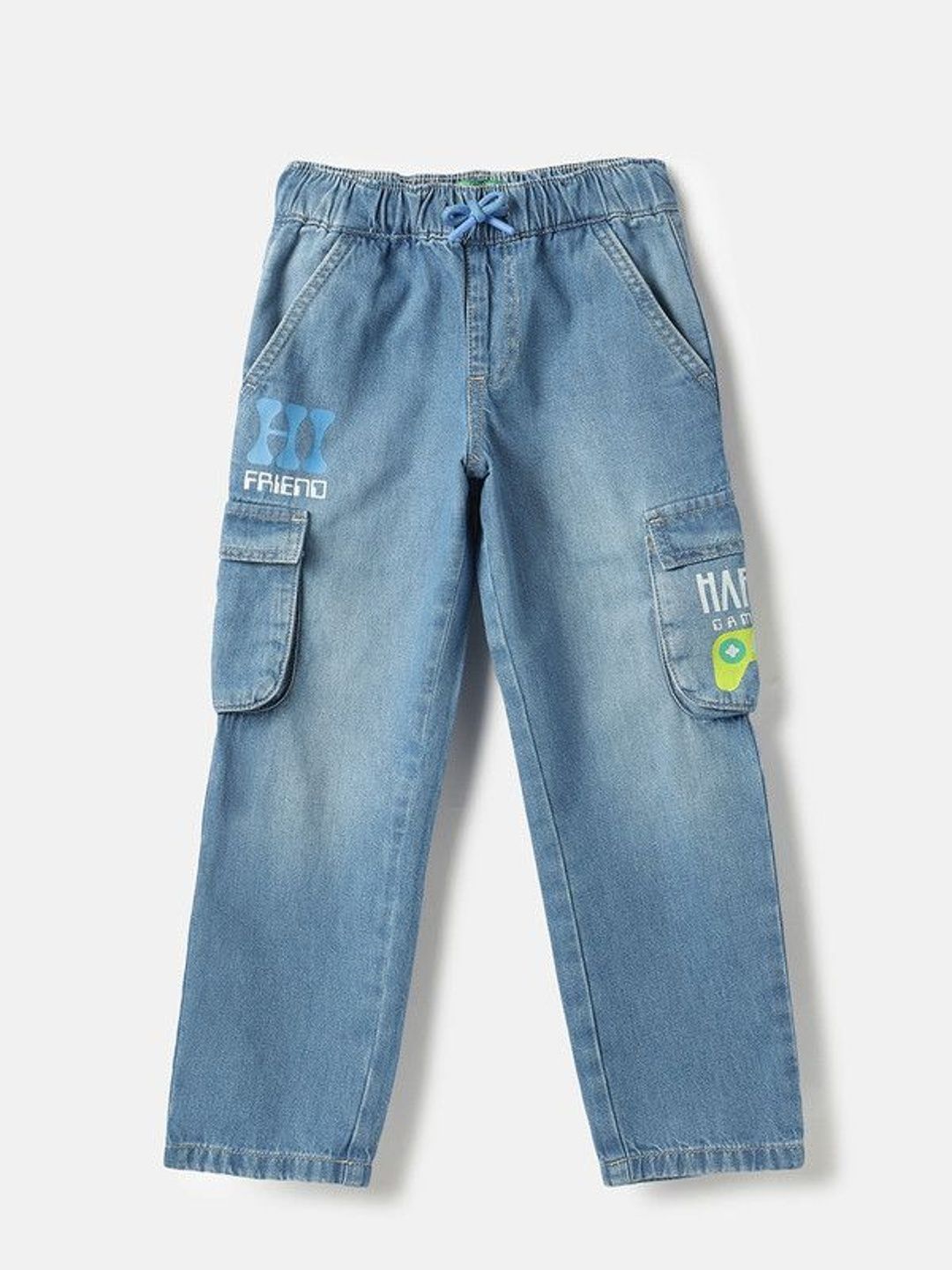 United Colors of Benetton Boys Printed Cargos Trousers-picture-35