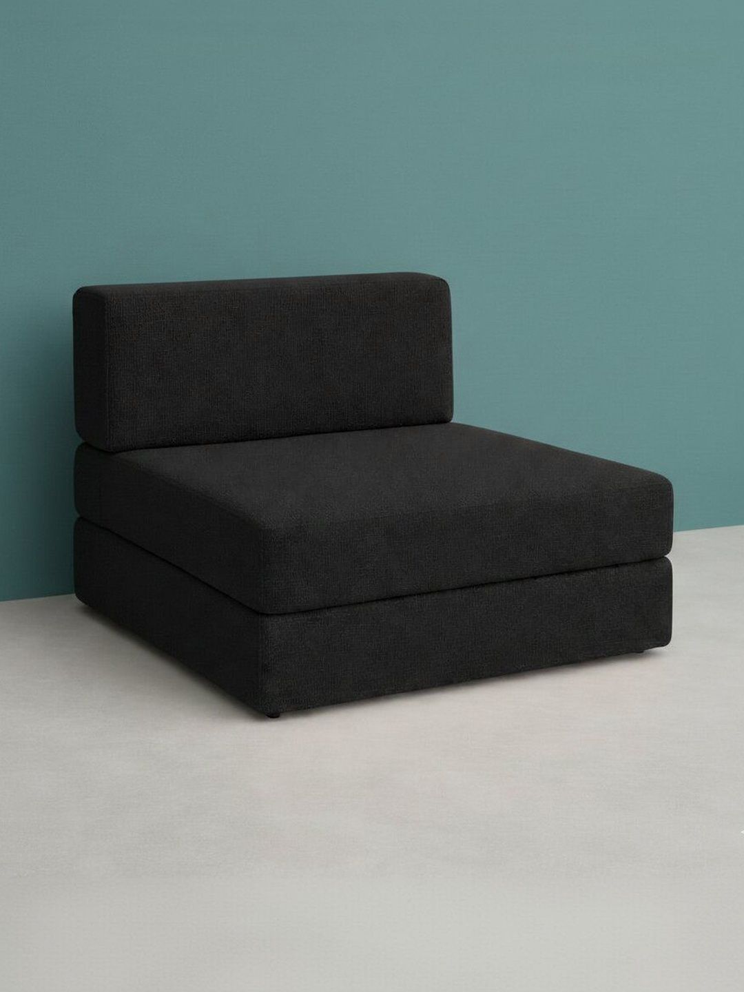 Pum Pum Black Convertible Foldable 2-Seater Sofa Cum Bed-image-39