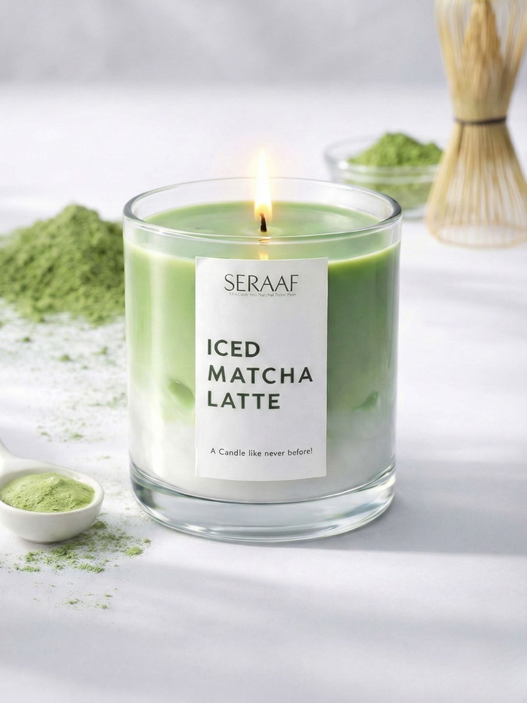 SERAAF Green & Green 1 pieces Jar Candle-picture-14