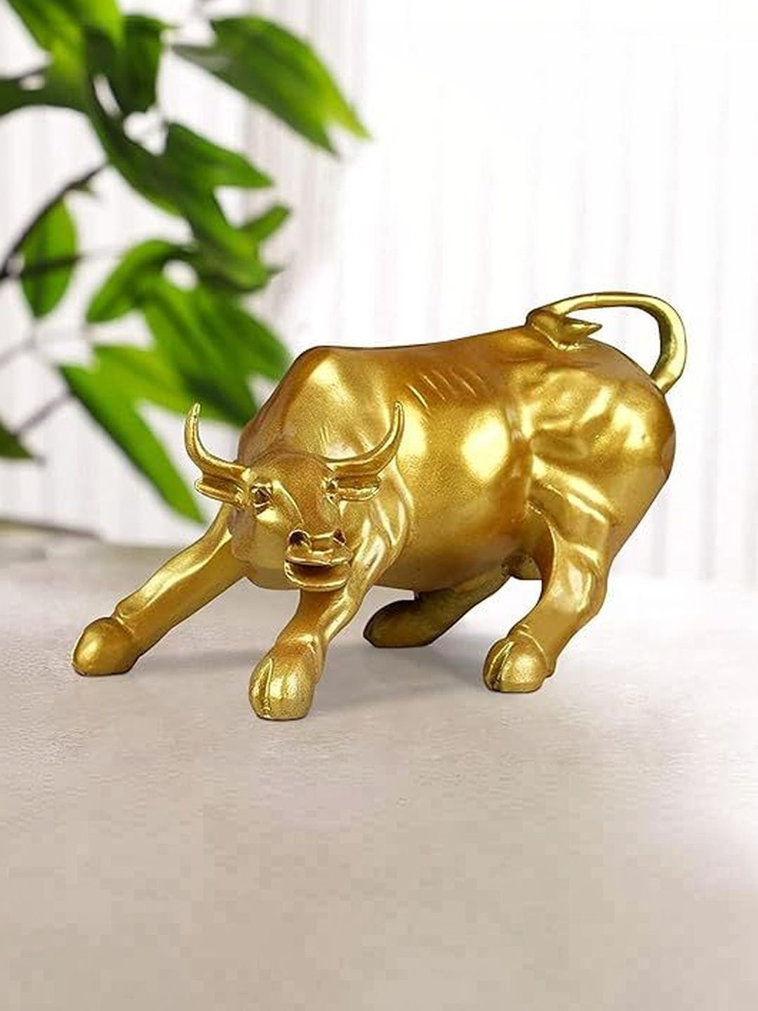 White Mango Decor Gold-Toned Idol Showpiece-image-15