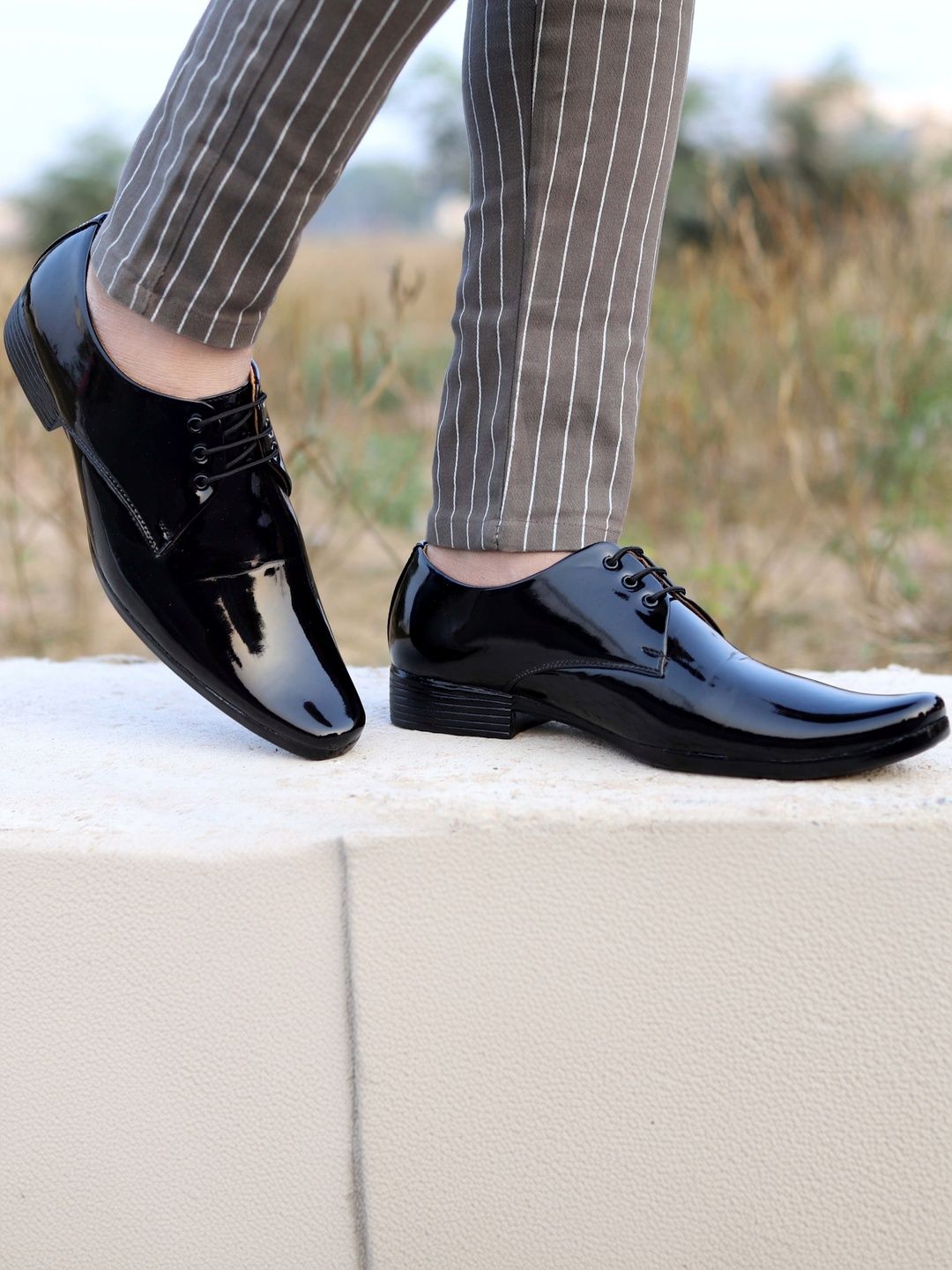 aadi Round Toe Lace-Ups Derbys Formal Shoes-picture-33