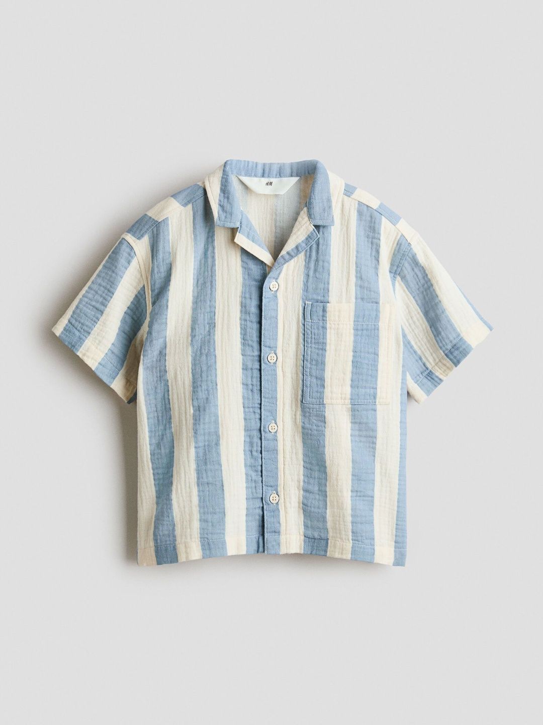 H&M Cotton muslin resort shirt