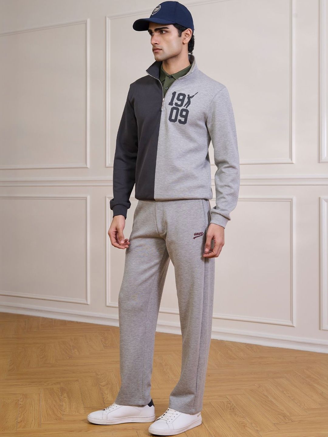 Shantnu Nikhil Cricket Club Men Regular Fit Brand Logo Track Pants-picture-31