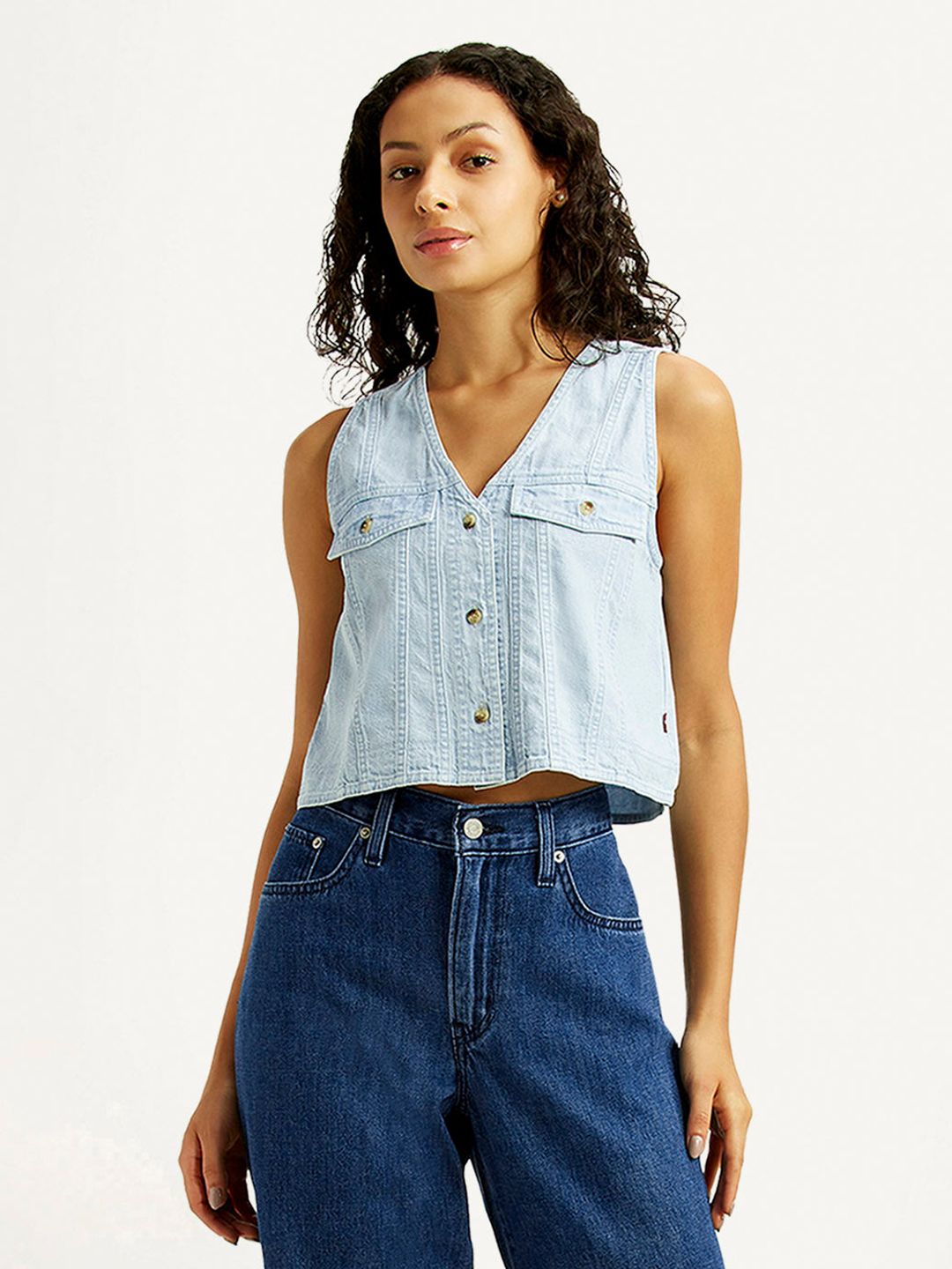 Levis Cotton Sleeveless Top-image-35
